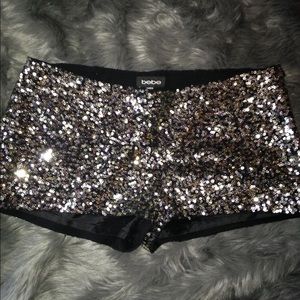 Bebe sequin shorts