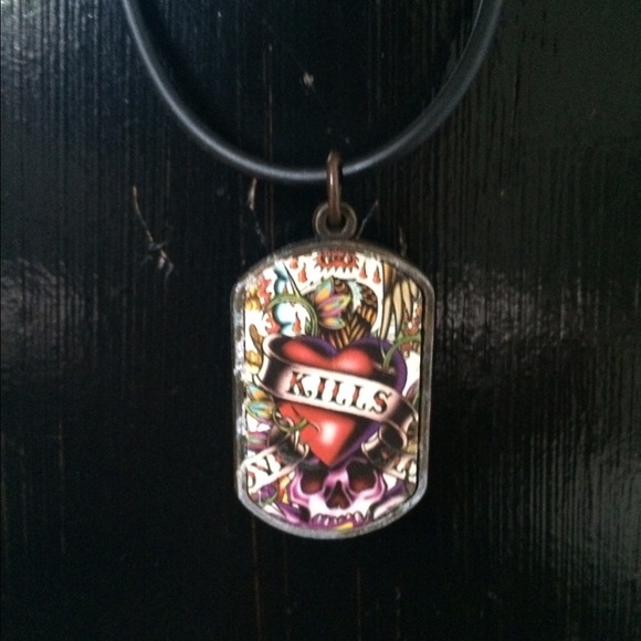 Ed Hardy style necklace