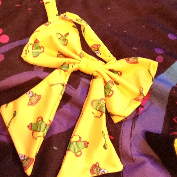 Handmade mad hatter bowtie
