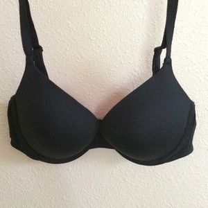 PINK Black Wear Everywhere Push-Up Bra
