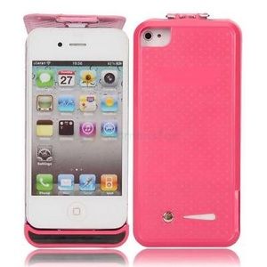 2200mAh Power Charger Backup Leather Cover Case