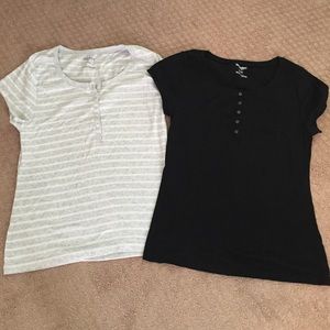 Old Navy shirts (both)