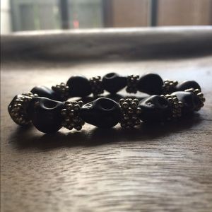 Skull beaded bracelet