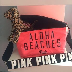 Aloha Beaches mini cooler and PINK Dog bundle!