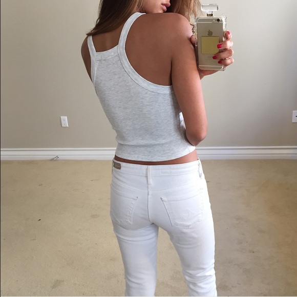 • SOLD • Light Grey Semi Crop L - Picture 2 of 4