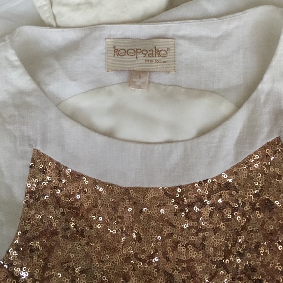 Keepsake the Label rose gold bridal sequin dress - Picture 8 of 9