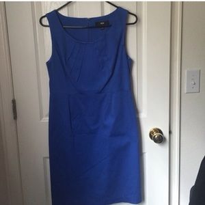 Mossimo blue sleeveless work dress