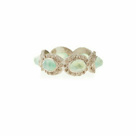 Oval Chrysoprase Diamond - Picture 1 of 3