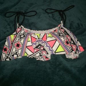 Victoria's Secret Aztec print swim top!