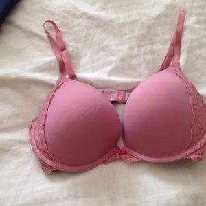 Beautiful  laced with Gold color trim bra comfy