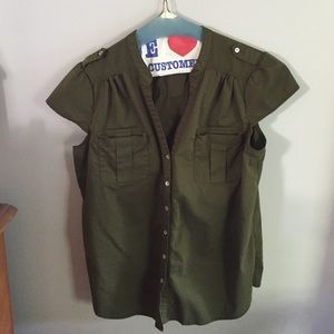 Worthington Cap Sleeve Top