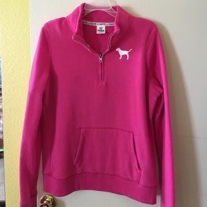 Pink half zip
