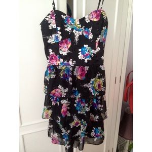 Cute black summer dress! Only been worn twice!