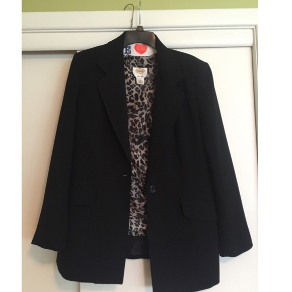Talbots Silk Animal Print Shell - Picture 3 of 3