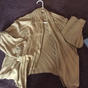 Linen Draped Cardigan