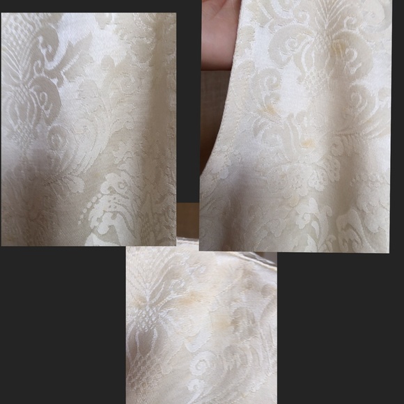 ๐ Bundled๐ BROCADE Vintage 60's Ivory Gold Shift - Picture 3 of 4