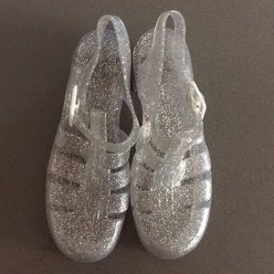 Urban Outfitters Glitter jellies!