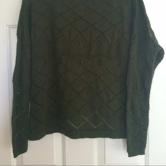 Olive Knit Sweater - Picture 2 of 2