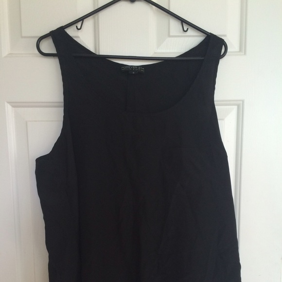 Black Chiffon Tank - Picture 1 of 2