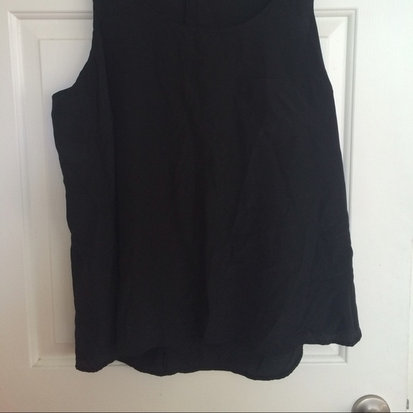 Black Chiffon Tank - Picture 2 of 2