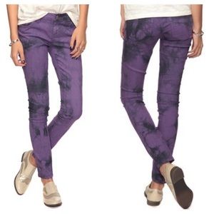 Forever 21 Tie-Dye Denim size 29 Purple /Navy