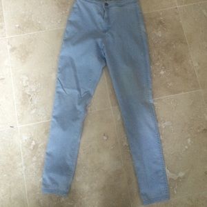 American apparel jeans light wash!!