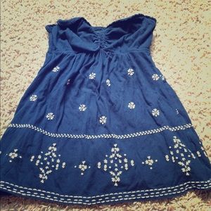 Navy blue halter top