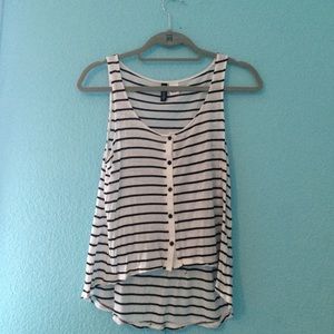 Button-up tank top (not tight)