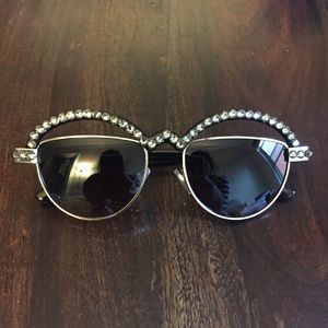 Swarovski crystal embellished sunglasses