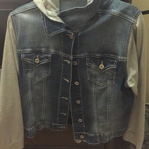 Hooded Denim Jacket