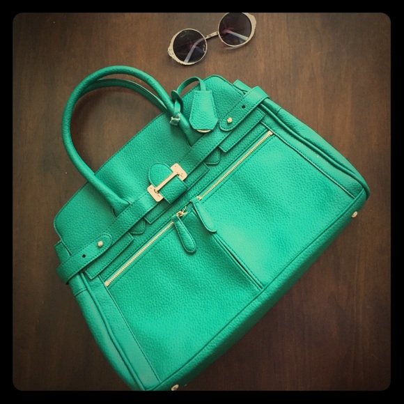 Emerald Green Statement Bag