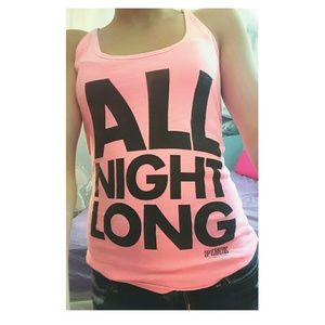 Neon pink tank
