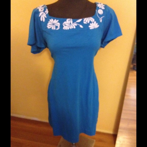 Banana Republic blue dress in Large