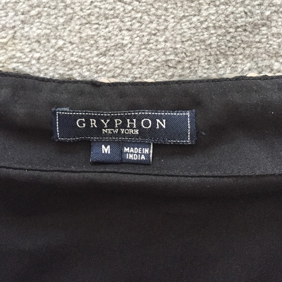 Silver Sequin Short Skirt GRYPHON - Picture 2 of 4