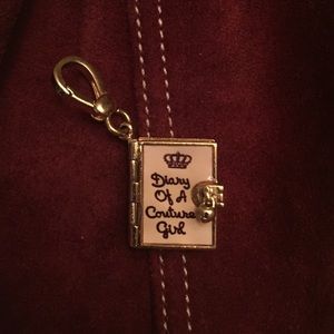 Authentic juicy couture diary charm