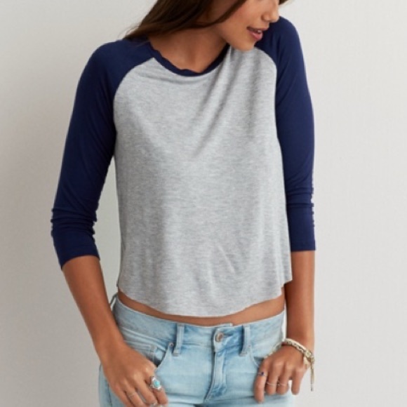 Cropped Baseball tee