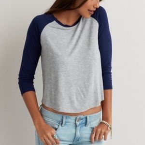 Cropped Baseball tee