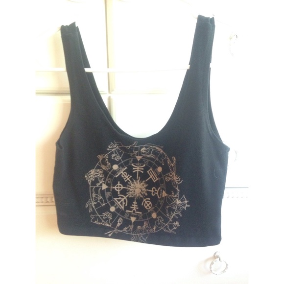 Urban Outfitters Tops - Urban Outfitters Black Crop Top