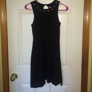 Black sleeveless dress with studs from Xhilaration
