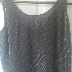 Geometric Grey silk and velvet cocktail Mini Dress