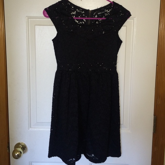 Black lace dress from Wet Seal