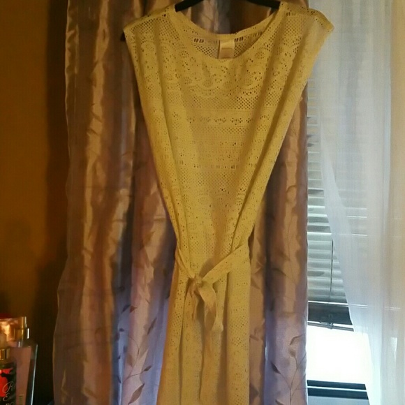 White Bathing Suit Dress Coverup