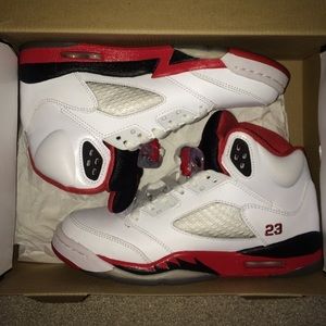 Fire red 5 Jordan's!