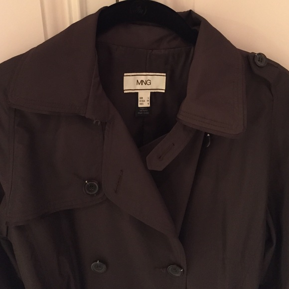 Chocolate classic trenchcoat MNG - Picture 4 of 4