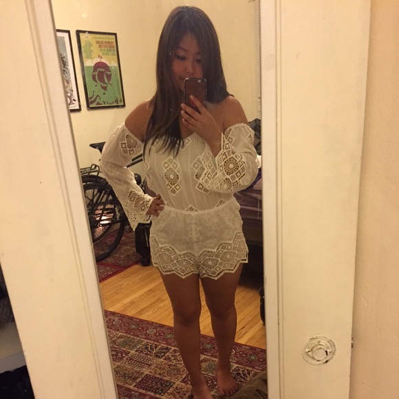 Stone Cold Fox Other Aden Romper White Poshmark