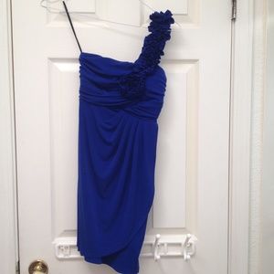 Royal blue dress