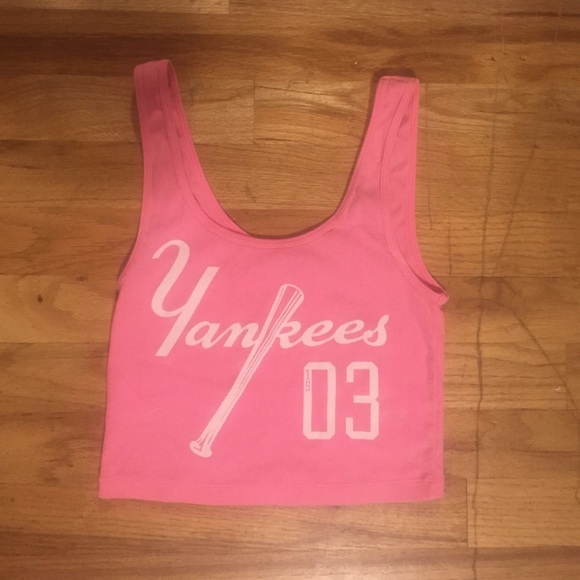 Victoria Secret PINK Yankees crop top