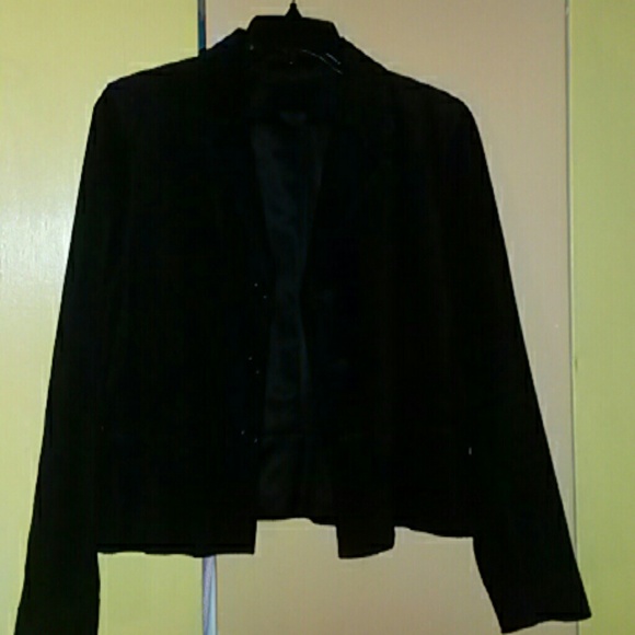 Suede jacket blazer