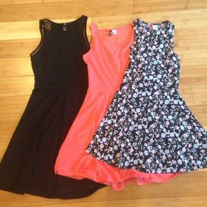3 h&m dresses!