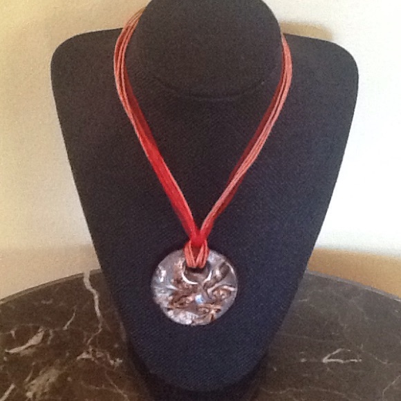 Glass Pendant Necklace - Picture 1 of 3